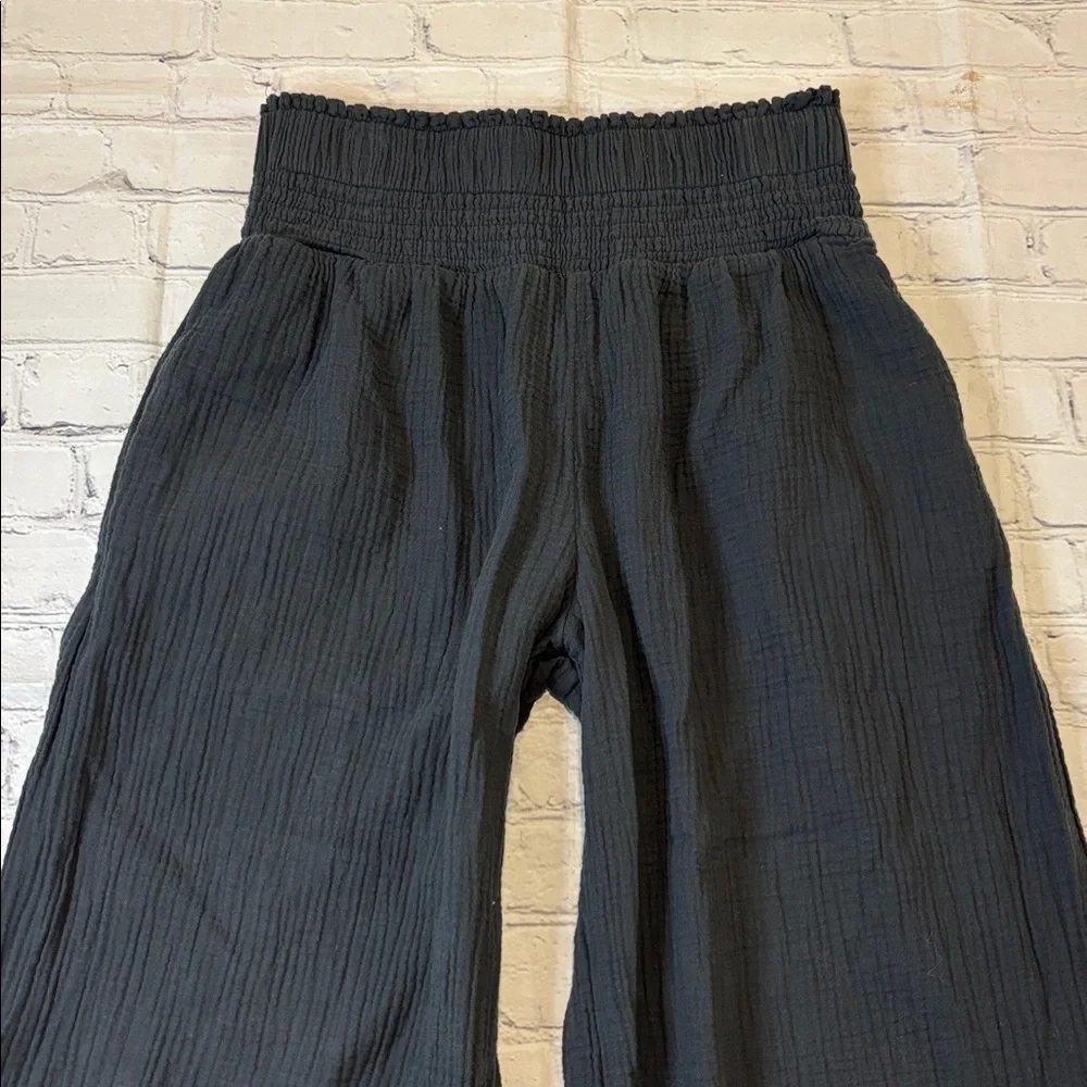 Anthropologie Wide-Leg Gauze Pants - Picture 5 of 16